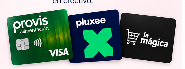 Tarjetas Provis, Pluxee y La Mágica